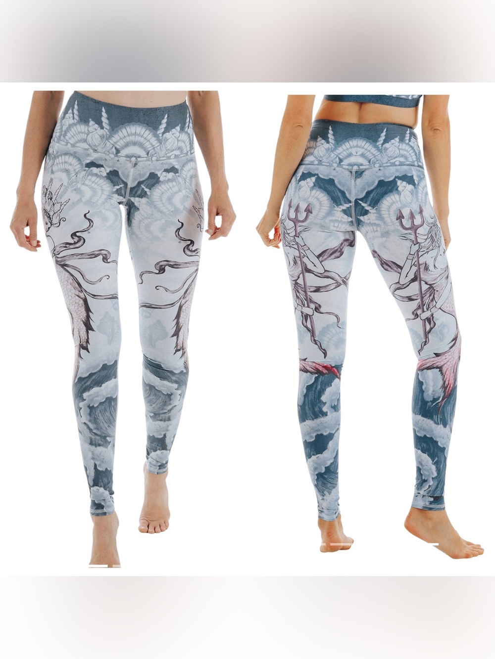 Yoga Democracy “Sea Goddess” High Waisted Leggings